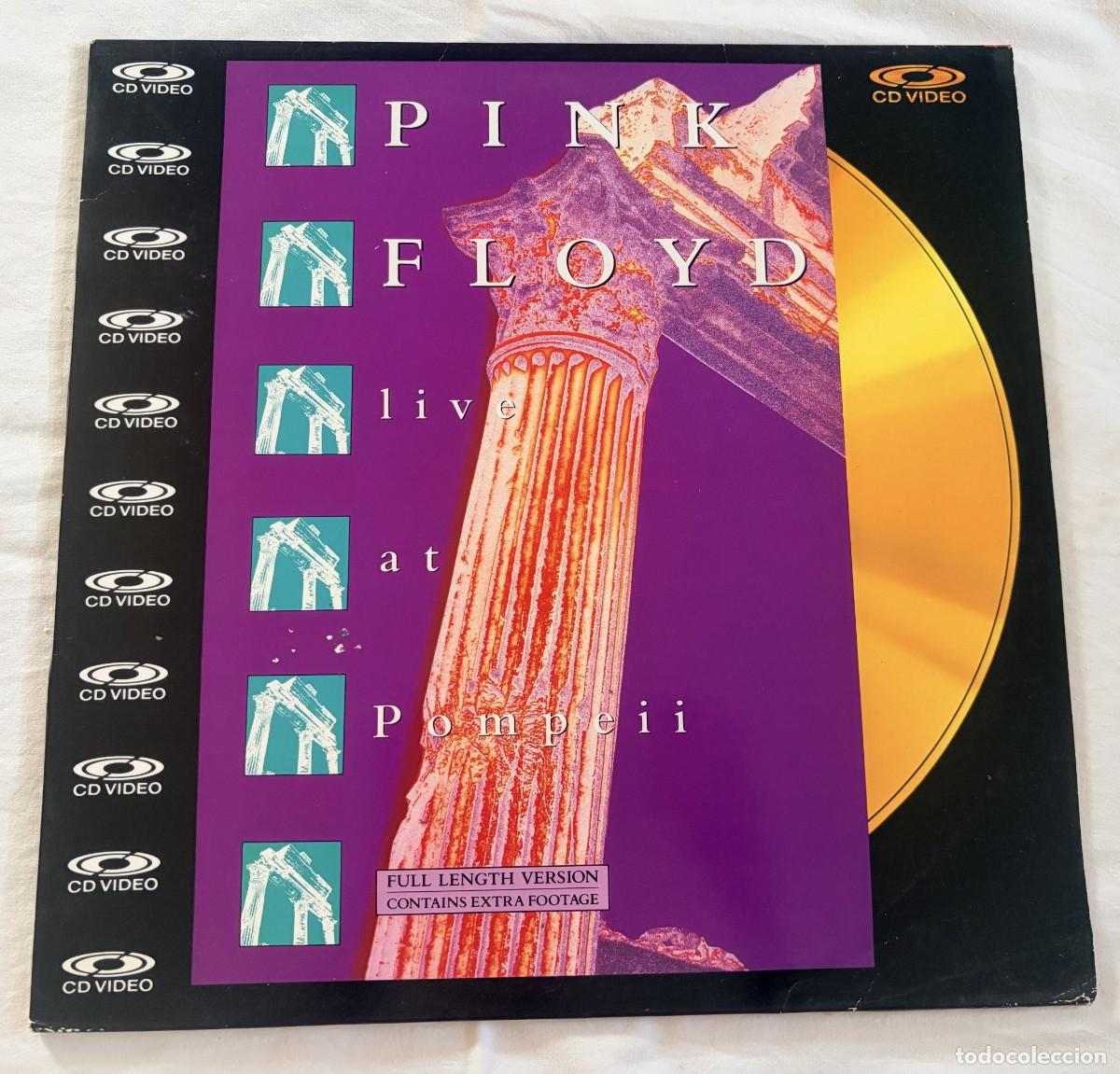 Cine: CD VIDEO ORIGINAL PINK FLOYD - LIVE AT POMPEII / EDICI&Oacute;N UK