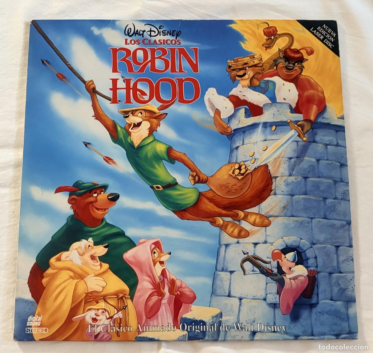 Cine: LASERDISC - LASER DISC ORIGINAL ROBIN HOOD / EDICI&Oacute;N ESPA&Ntilde;OLA