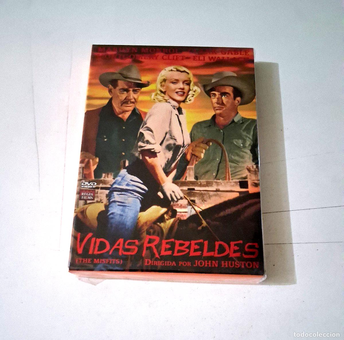 Cine: DVD &rdquo;VIDAS REBELDES&rdquo; COMO NUEVO CON FUNDA CARTON MARILYN MONROE JOHN HUSTON