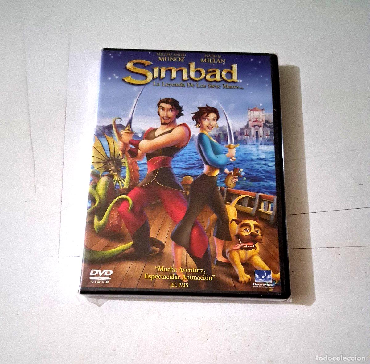 Cine: DVD &rdquo;SIMBAD LA LEYENDA DE LOS SIETE MARES&rdquo; DREAMWORKS TIM JOHNSON COMO NUEVO