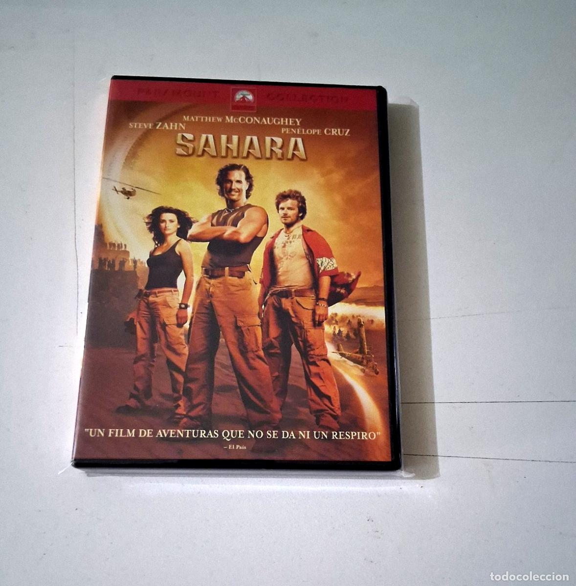 Cine: DVD &rdquo;SAHARA&rdquo; BRECK EISNER MATTHEW McCONAUGHEY PENELOPE CRUZ STEVE ZAHN COMO NUEV