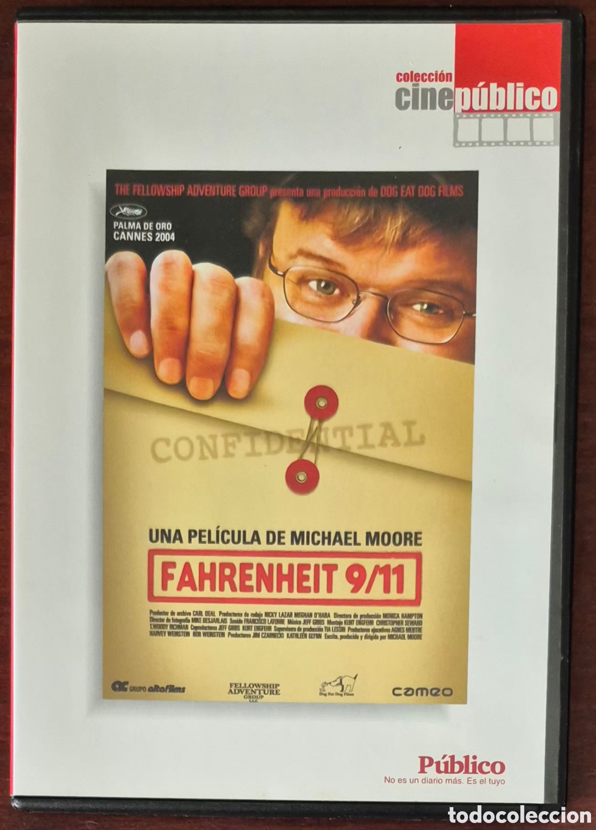 Cine: DVD - COLECCI&Oacute;N CINE P&Uacute;BLICO - FAHRENHEIT 9/11 (DIRECCI&Oacute;N: MICHAEL MOORE)