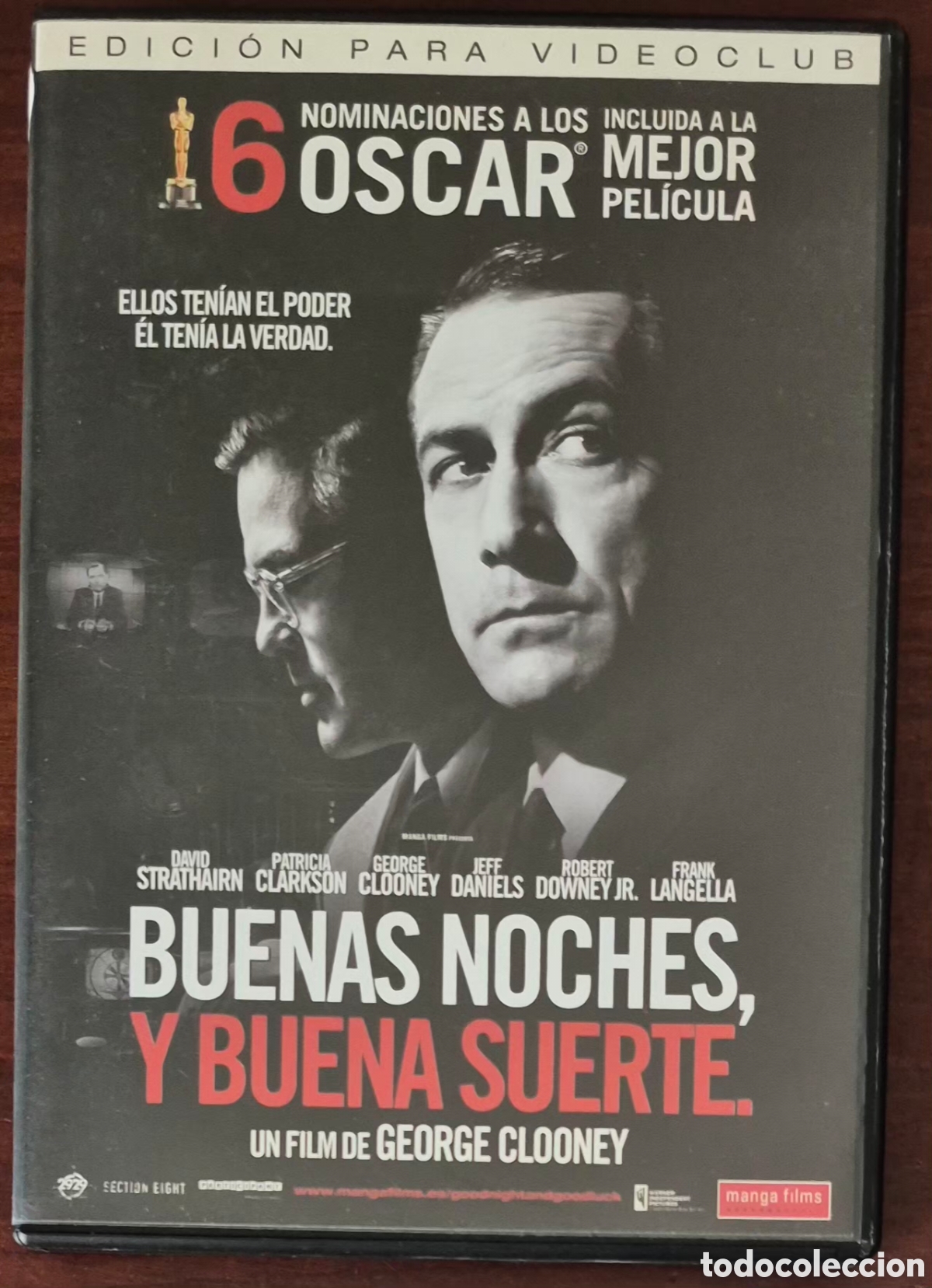 Cine: DVD - BUENAS NOCHES, Y BUENA SUERTE (DIRECCI&Oacute;N: GEORGE CLOONEY)