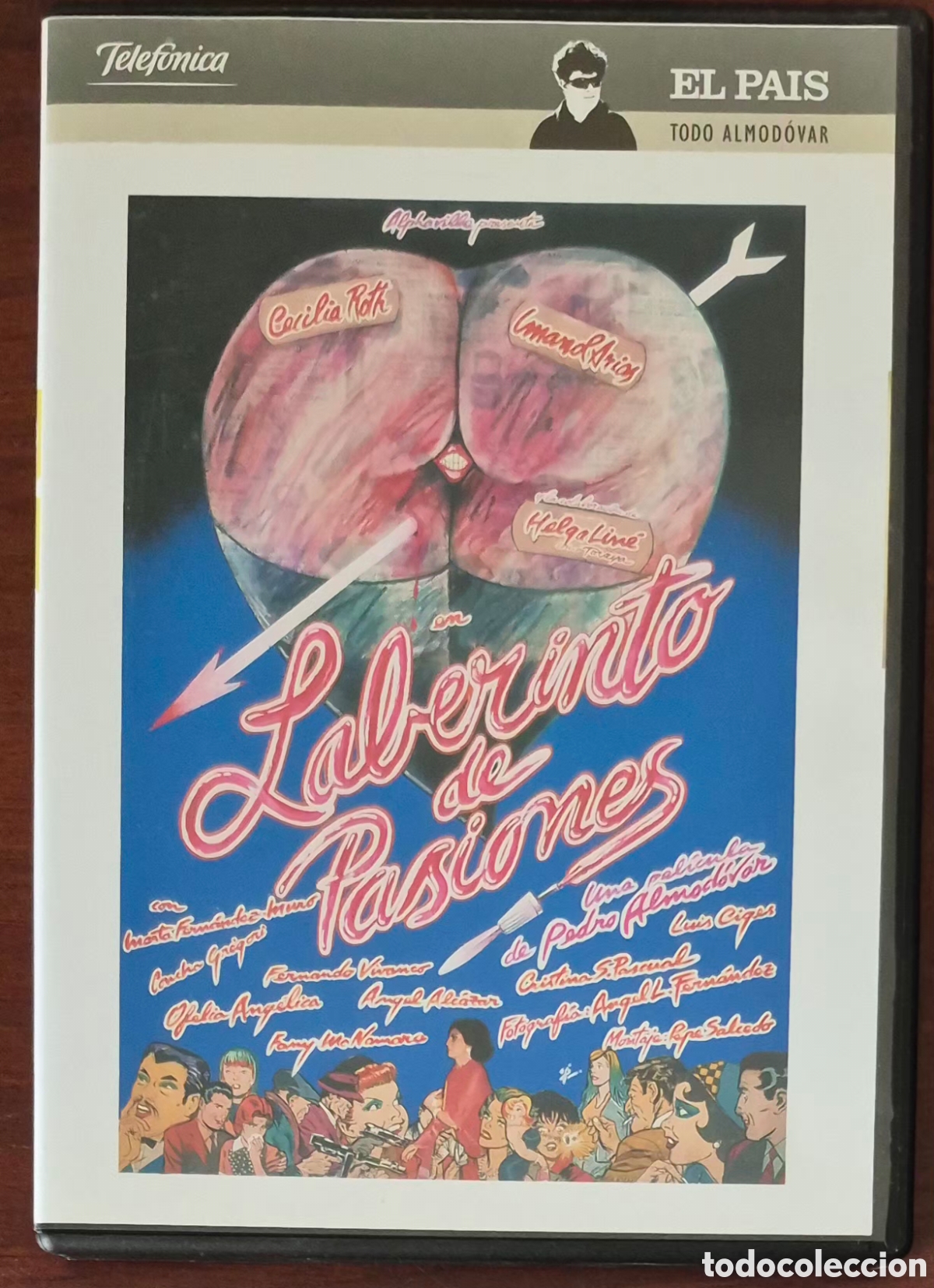 Cine: DVD - LABERINTO DE PASIONES (DIRECCI&Oacute;N: PEDRO ALMODOVAR)
