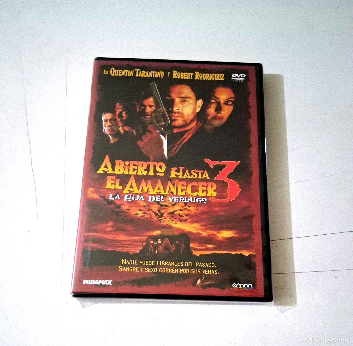 Cine: DVD &rdquo;ABIERTO HASTA EL AMANECER 3 LA HIJA DEL VERDUGO&rdquo; COMO NUEVO PJ PESCE MARCO