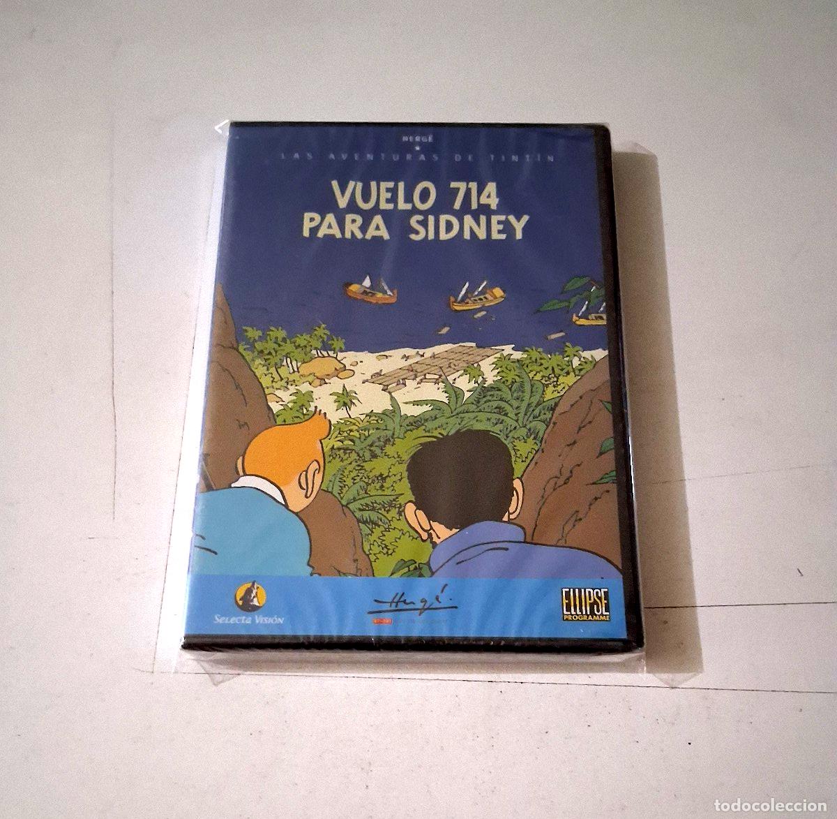 Cine: DVD &rdquo;LAS AVENTURAS DE TINTIN VUELO 714 PARA SIDNEY&rdquo; PRECINTADO SEALED