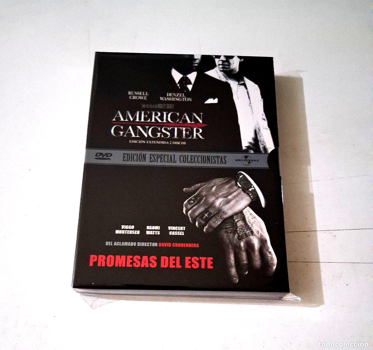 Cine: DVD &rdquo;AMERICAN GANGSTER / PROMESAS DEL ESTE&rdquo; 2DVD DIGIPACK EDICION ESPECIAL COLEC