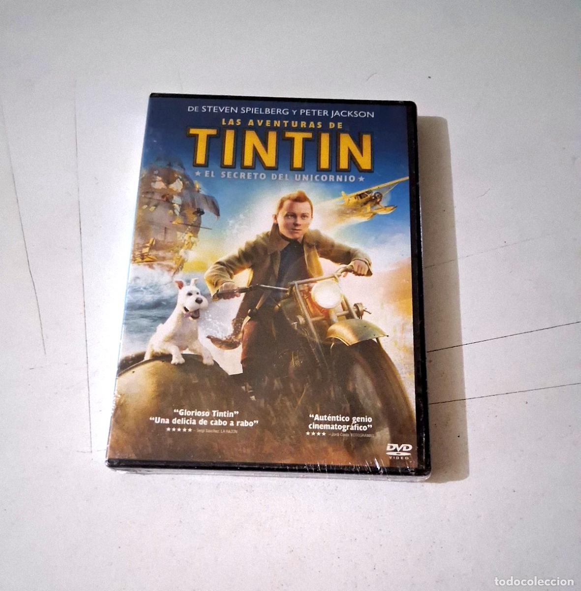 Cine: DVD &rdquo;LAS AVENTURAS DE TINTIN EL SECRETO DEL UNICORNIO&rdquo; PRECINTADO SEALED SPIELBE