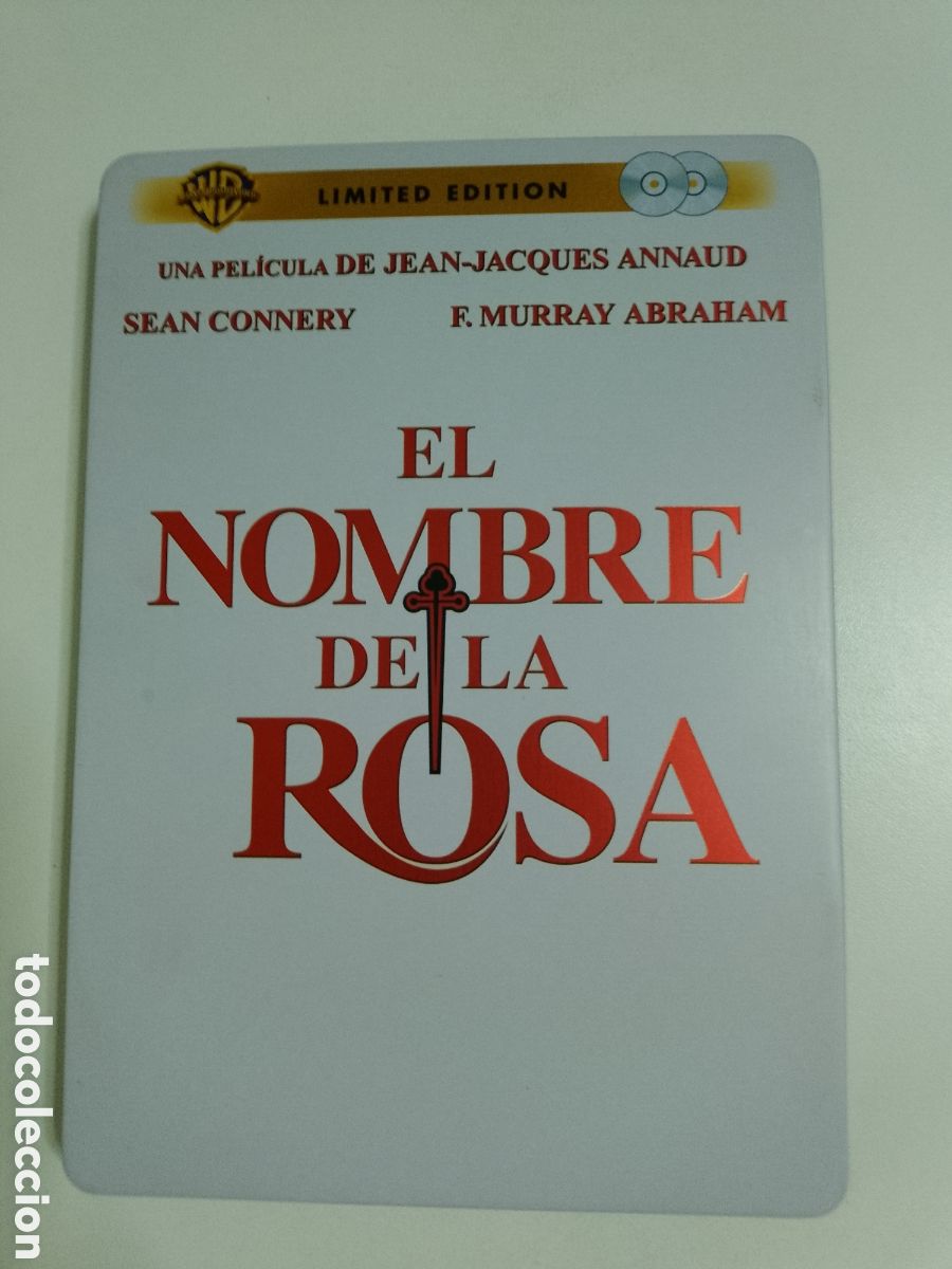 Cine: EL NOMBRE DE LA ROSA - EDICION LIMITADA - CAJA METALICA - 2 DVD