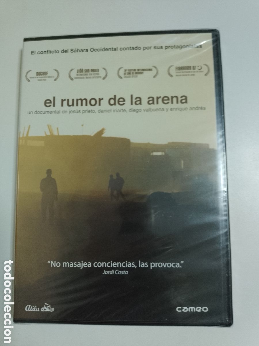 Cinema: EL RUMOR DE LA ARENA - DOCUMENTAL - DVD NUEVO PRECINTADO