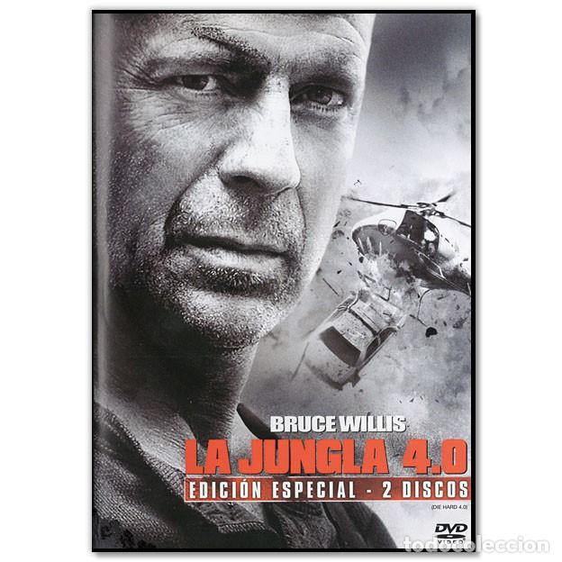 Cine: LA JUNGLA 4.0 Edici&oacute;n 2 Discos DVD (Acci&oacute;n, Thriller)