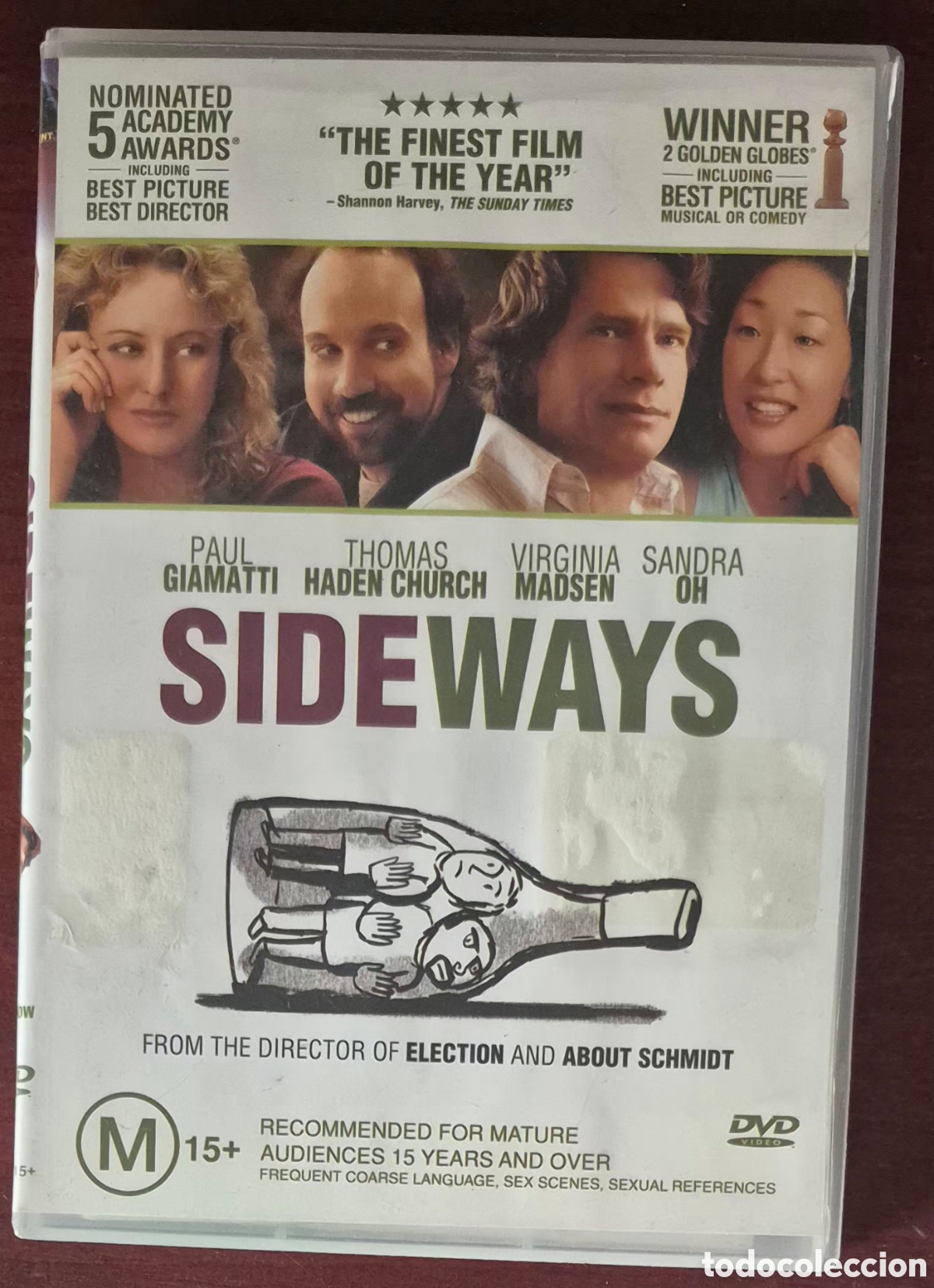Cine: DVD - SIDEWAYS (DIRECCI&Oacute;N: ALEXANDER PAYNE)