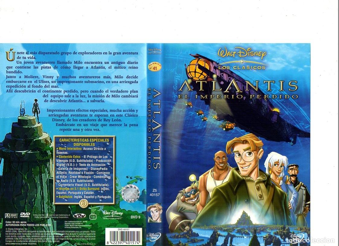 Cine: ATLANTIS, EL IMPERIO PERDIDO:DIBUJOS ANIMADOS DISNEY DVD