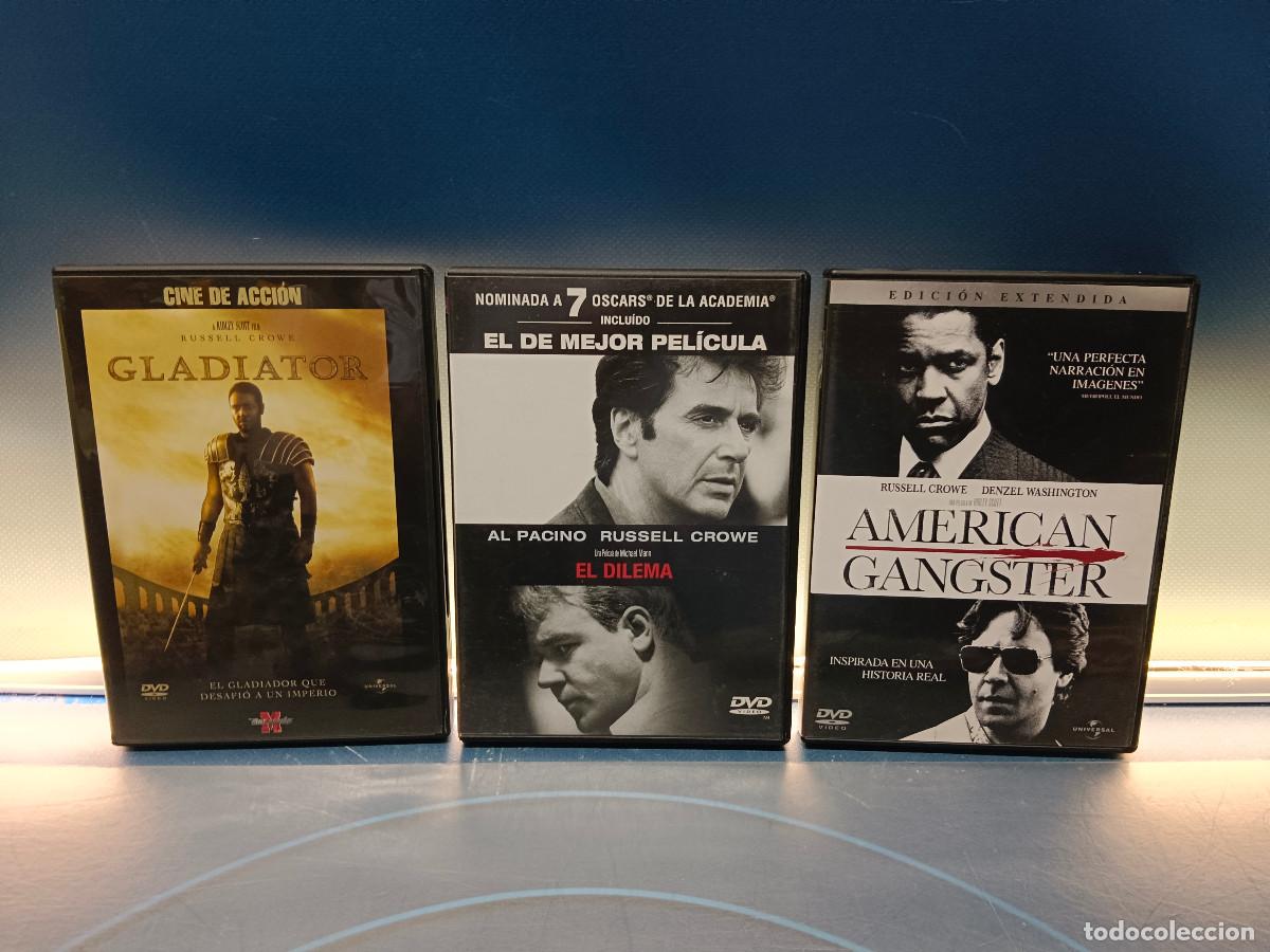 Cine: Pack de 3 pel&iacute;culas en DVD, especial Russell Crowe.
