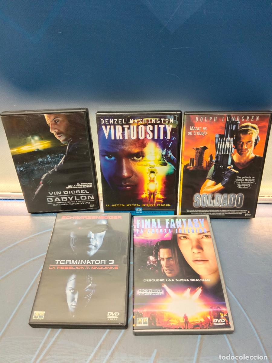 Cine: Lote de 5 DVDs de pel&iacute;culas de ciencia ficci&oacute;n. sci/Fi