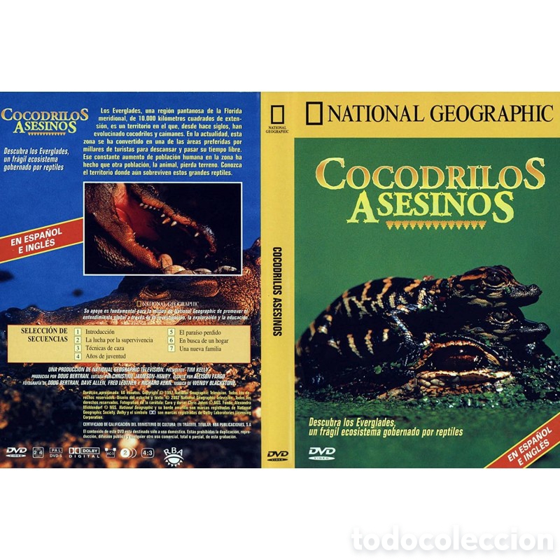 Cine: DVD National Geographic - Cocodrilos Asesinos (Edici&oacute;n Especial)
