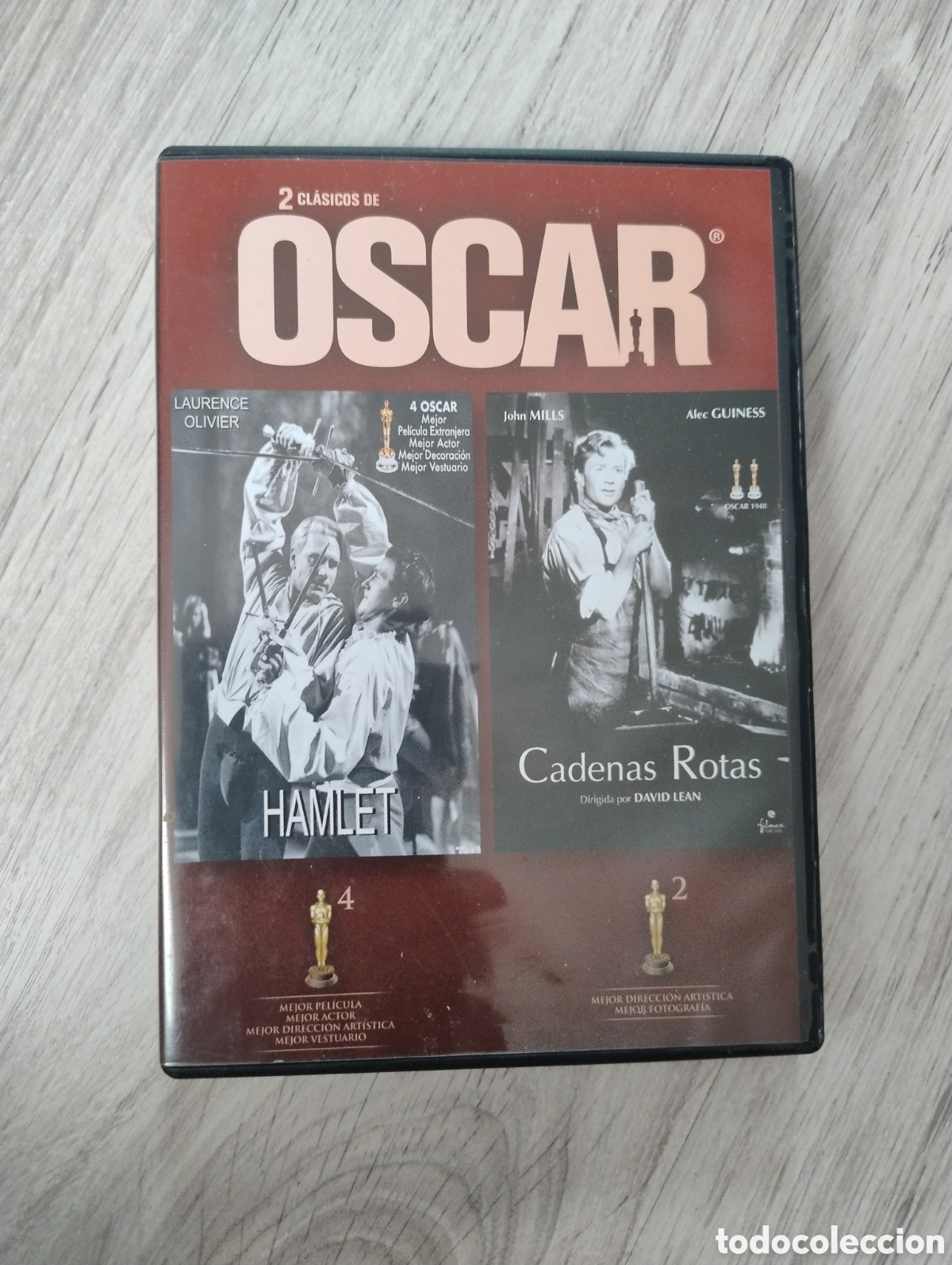 Cine: M69 DVD 2 cl&aacute;sicos de Oscar. Hamlet y Cadenas Rotas.