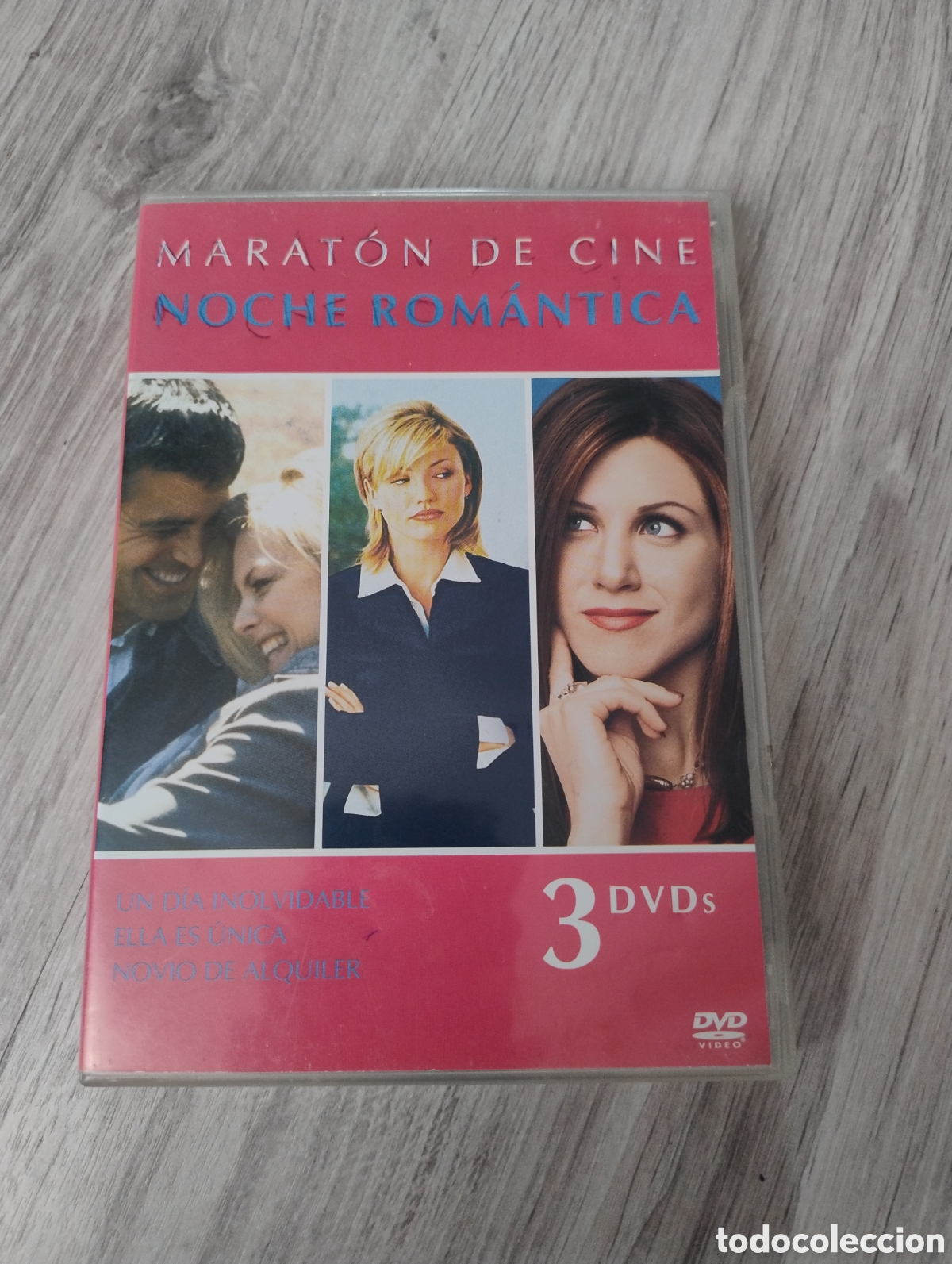 Cine: M69 3 DVD Marat&oacute;n de Cine. Noche Rom&aacute;ntica. Un d&iacute;a Inolvidable, Ella es Unica, Novio de Alquiler.