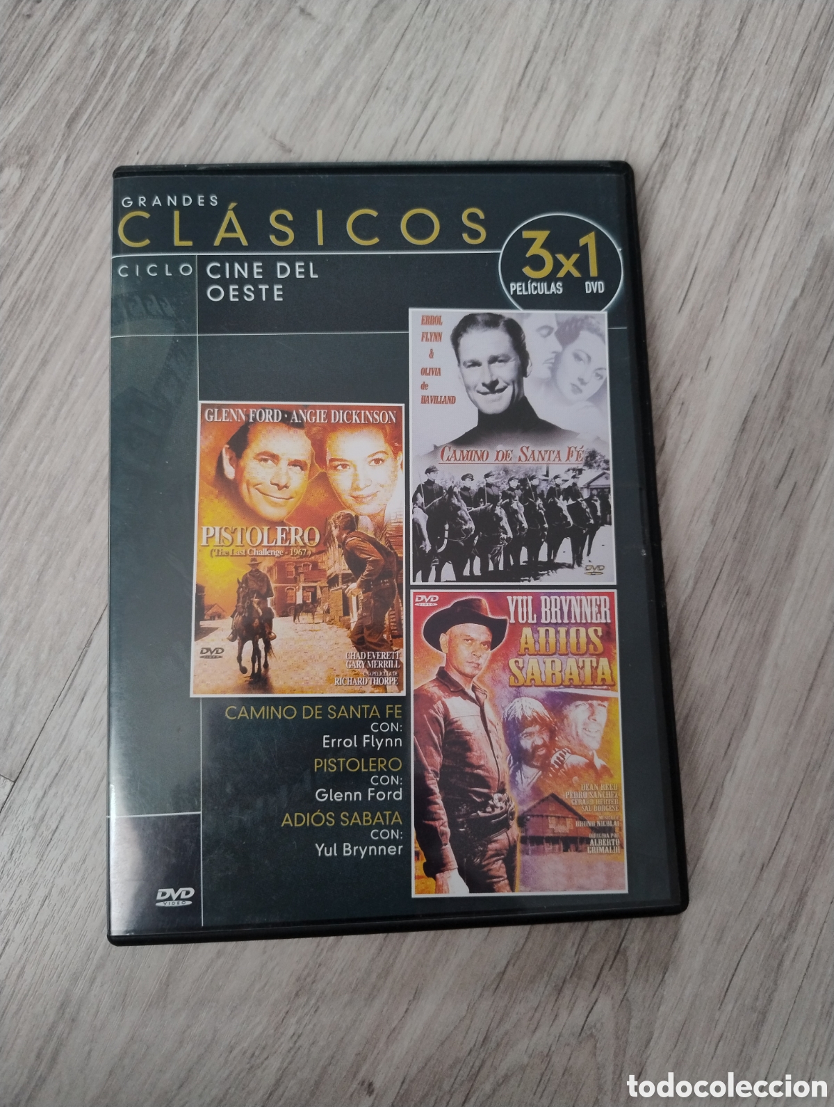 Cine: M69 DVD Grandes cl&aacute;sicos 3 x 1: Camino de Santa Fe, Pistolero y Adi&oacute;s Sabata