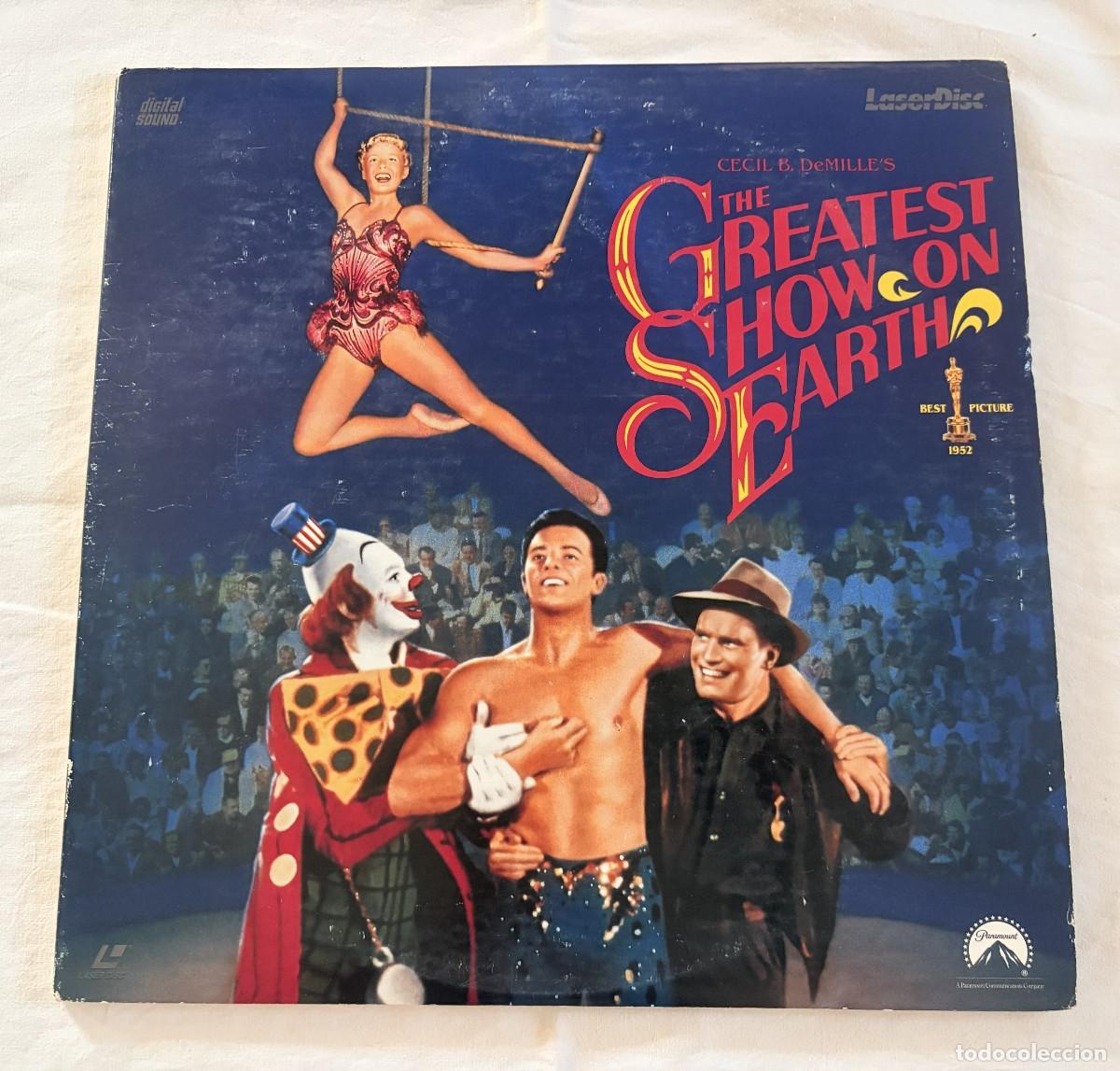 Kino: LASERDISC - LASER DISC ORIGINAL THE GREATEST SHOW ON EARTH / VERSION ORIGINAL - NO EDIC ESPA&Ntilde;OLA