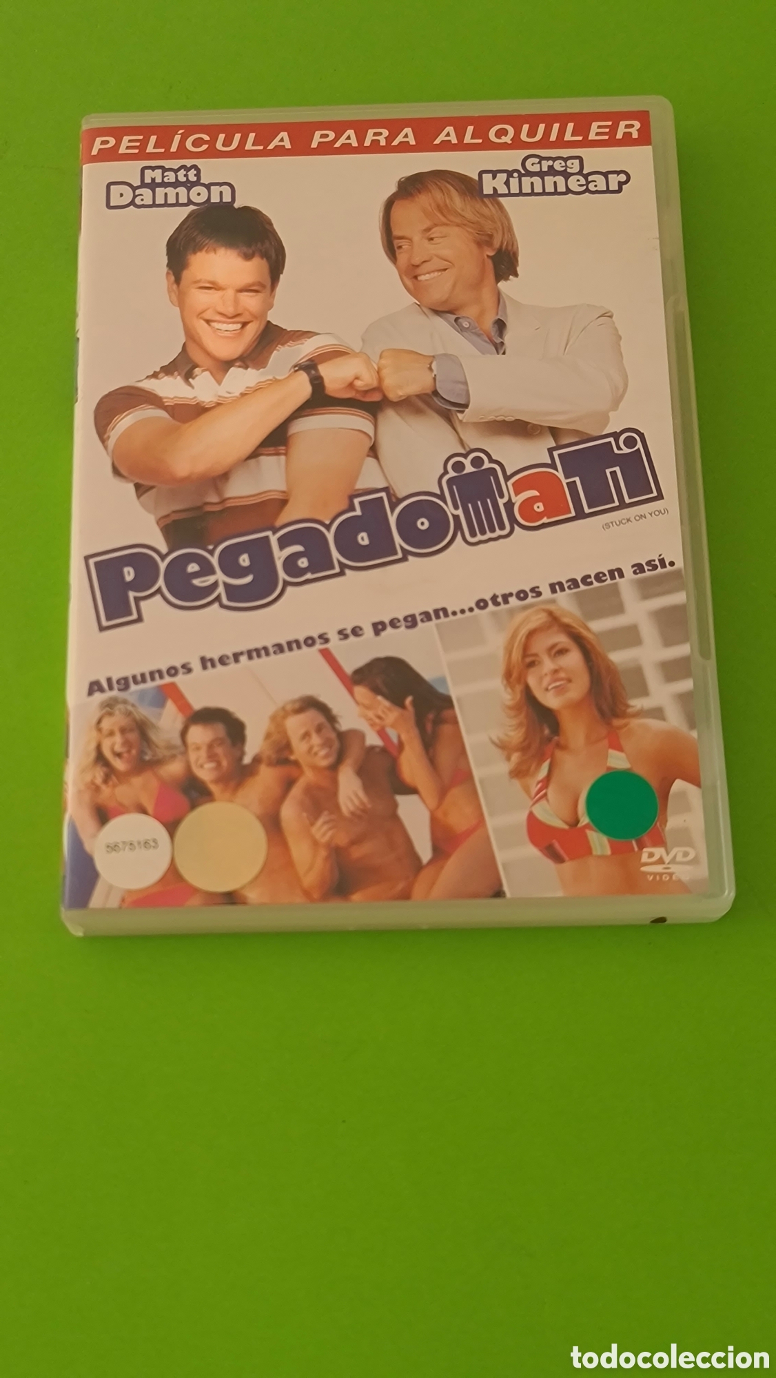 Cine: Pel&iacute;cula DVD / Pegado a Ti.