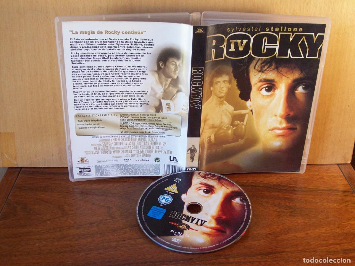 Cine: ROCKY IV - SYLVESTER STALLONE -TALIA SHIRE - BRIGIETTE NIELSEN - DOLPH LUNDGREN - DVD