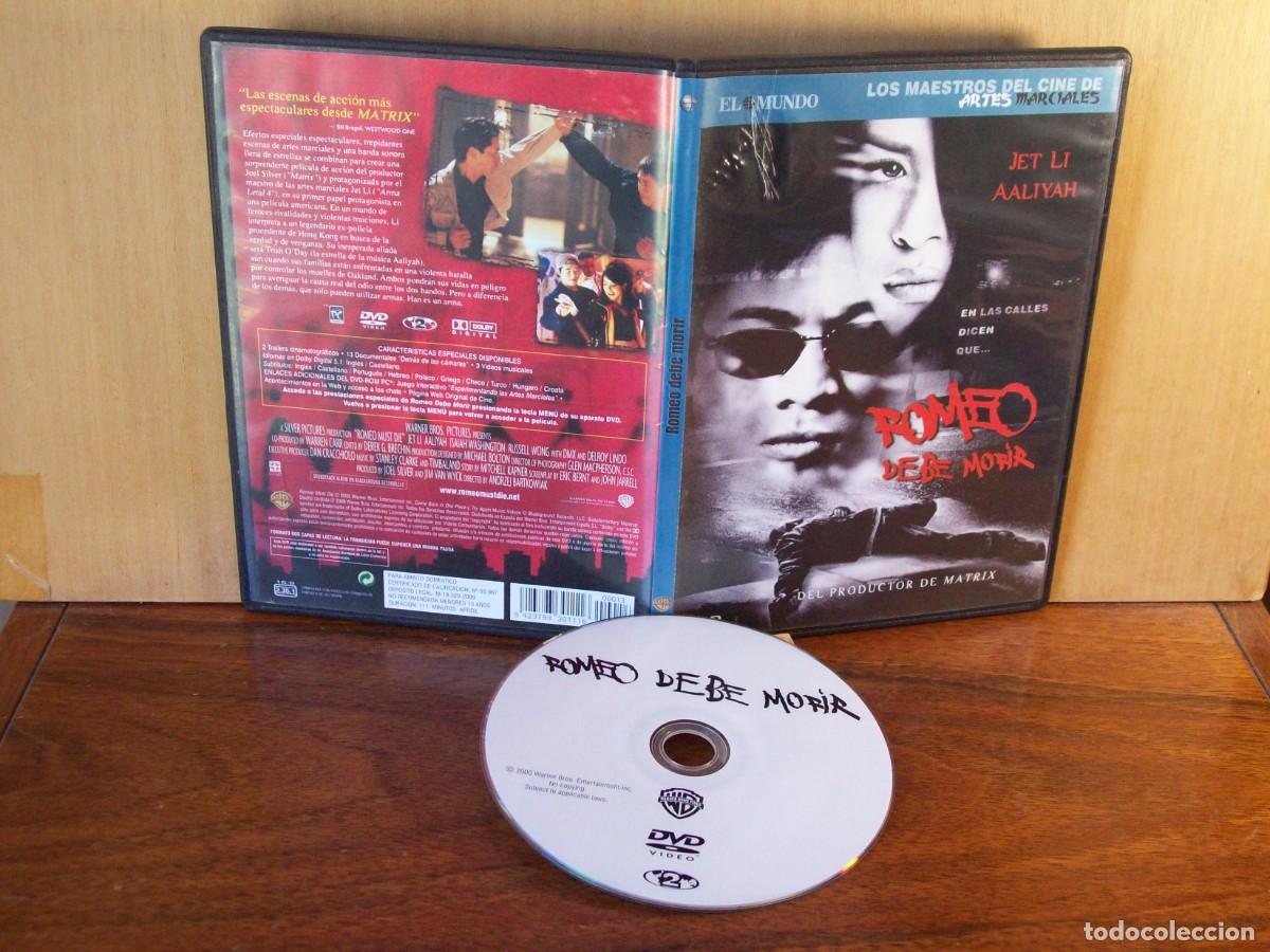 Cinema: ROMEO DEBE MORIR - JET LI - AALIYAH - DVD CAJA FINA EDICION PERIODICO EL MUNDO