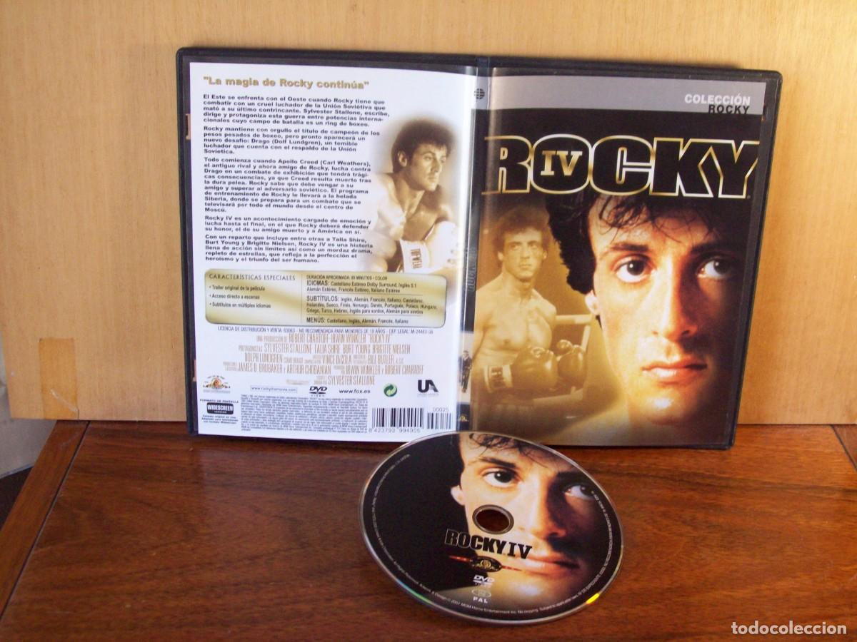 Cine: ROCKY IV - SYLVESTER STALLONE - TALIA SHIRE - BRIGIETTE NIELSEN - DVD CAJA FINA