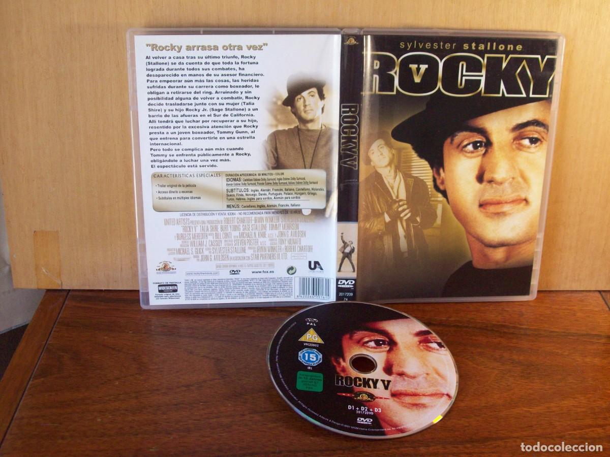 Cine: ROCKY V - SYLVESTER STALLONE - TALIA SHIRE - BURT YOUNG - TOMMY MORRISON - DVD