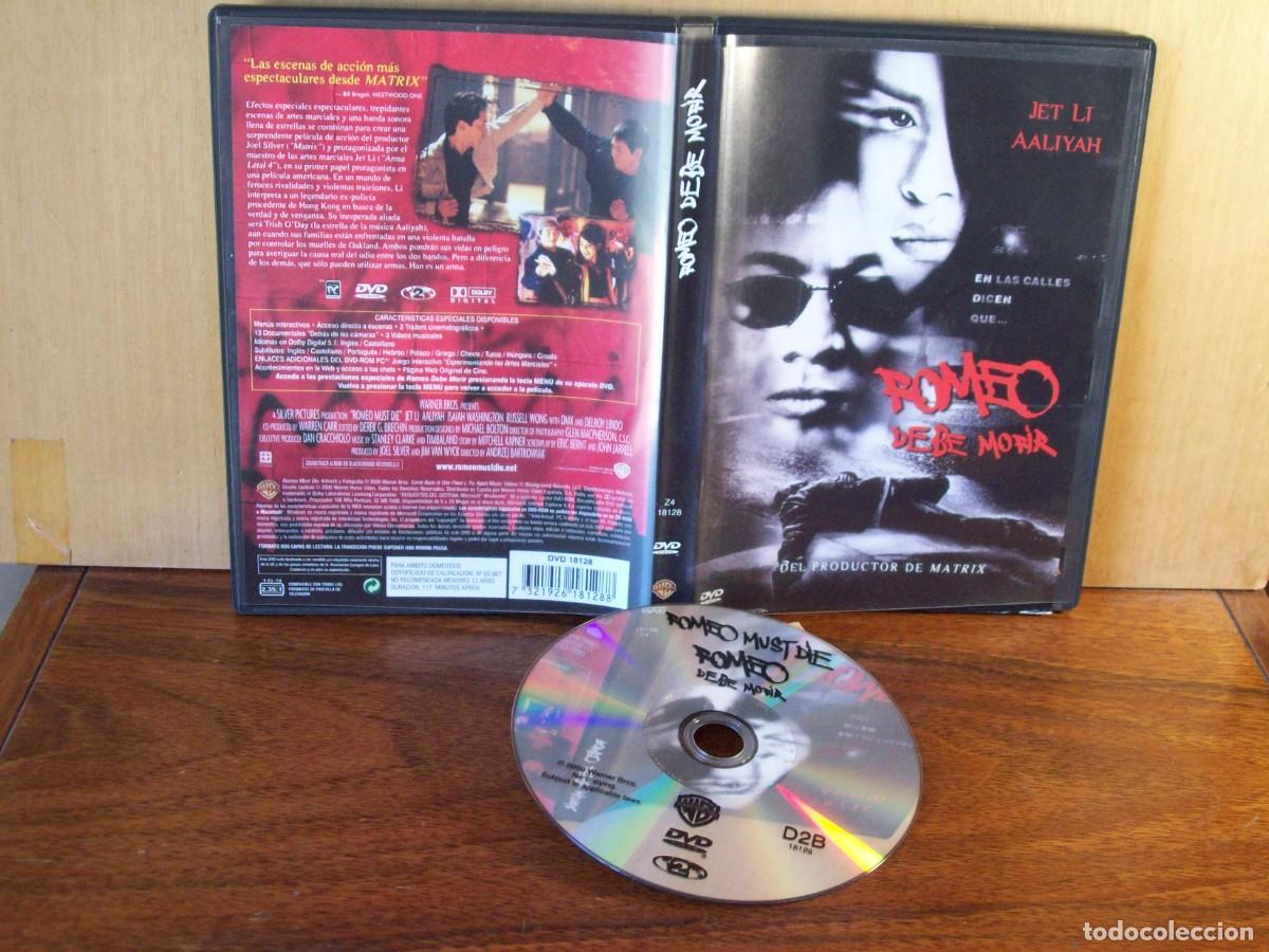 Cine: ROMEO DEBE MORIR - JET LI - AALIYAH - ISAIAH WASHINGTON - RUSSELL WONG - DVD