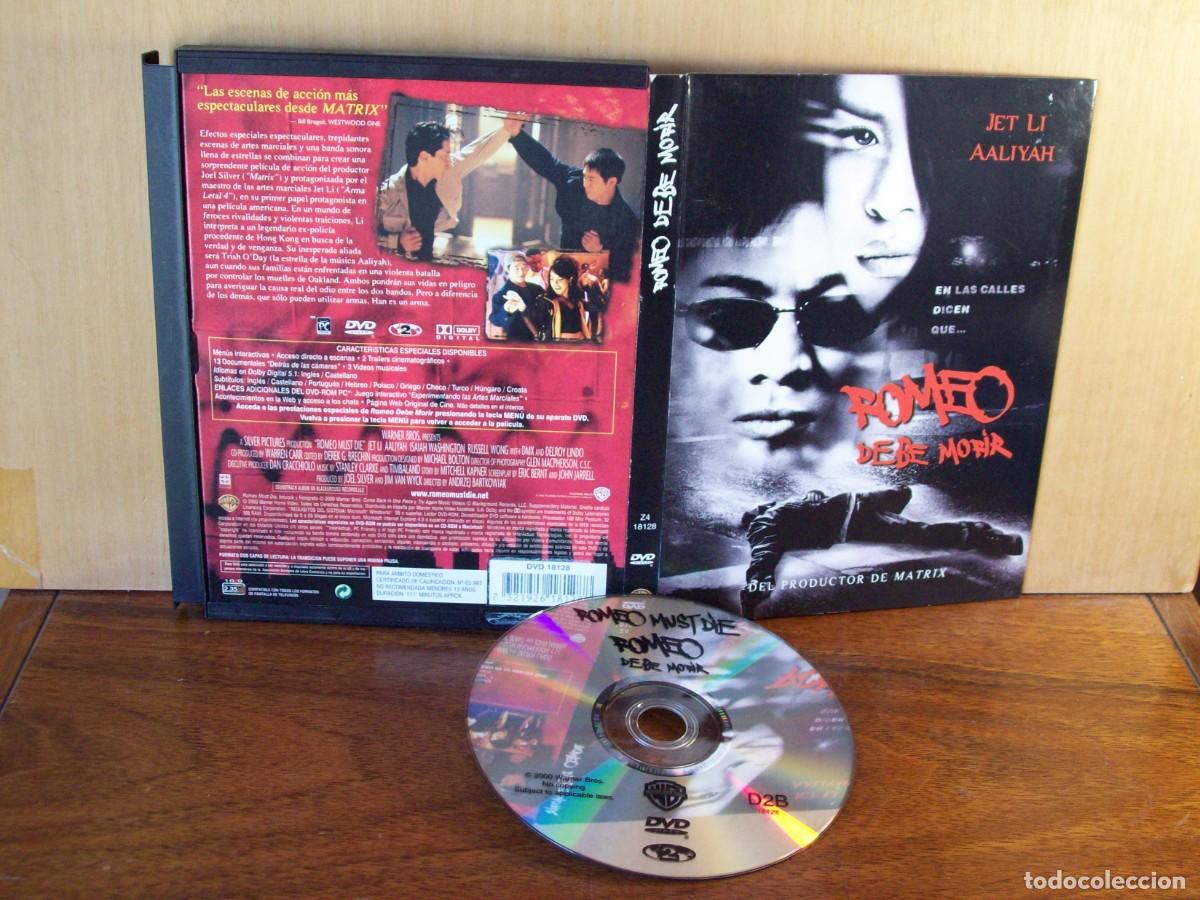 Cine: ROMEO DEBE MORIR - JET LI - AALIYAH - IASAIAH WASHINGTON - DVD SNAPCASE