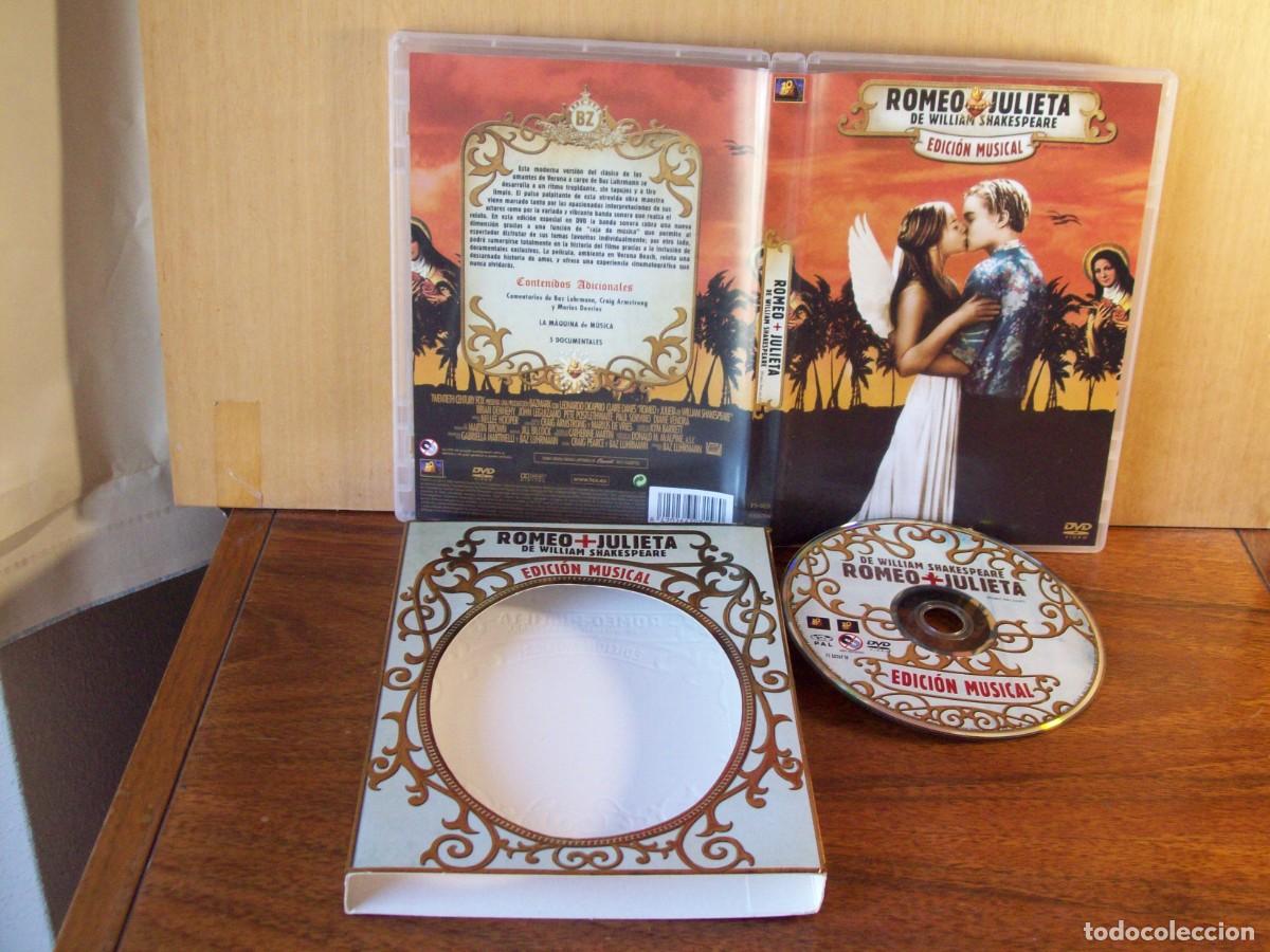 Cine: ROMEO + JULIETA - LEONARDO DICAPRIO - CLAIRE DANES - DVD EDICION MUSICAL EN ESTUCHE DE CARTON