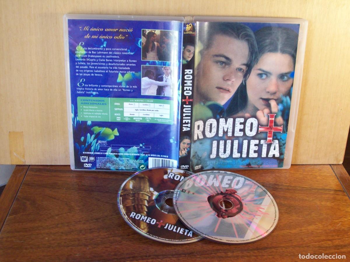 Cine: ROMEO Y JULIETA - LEONARDO DICAPRIO - CLAIRE DANES .- DOBLE DVD DE WILLIAM SHAKESPEARE