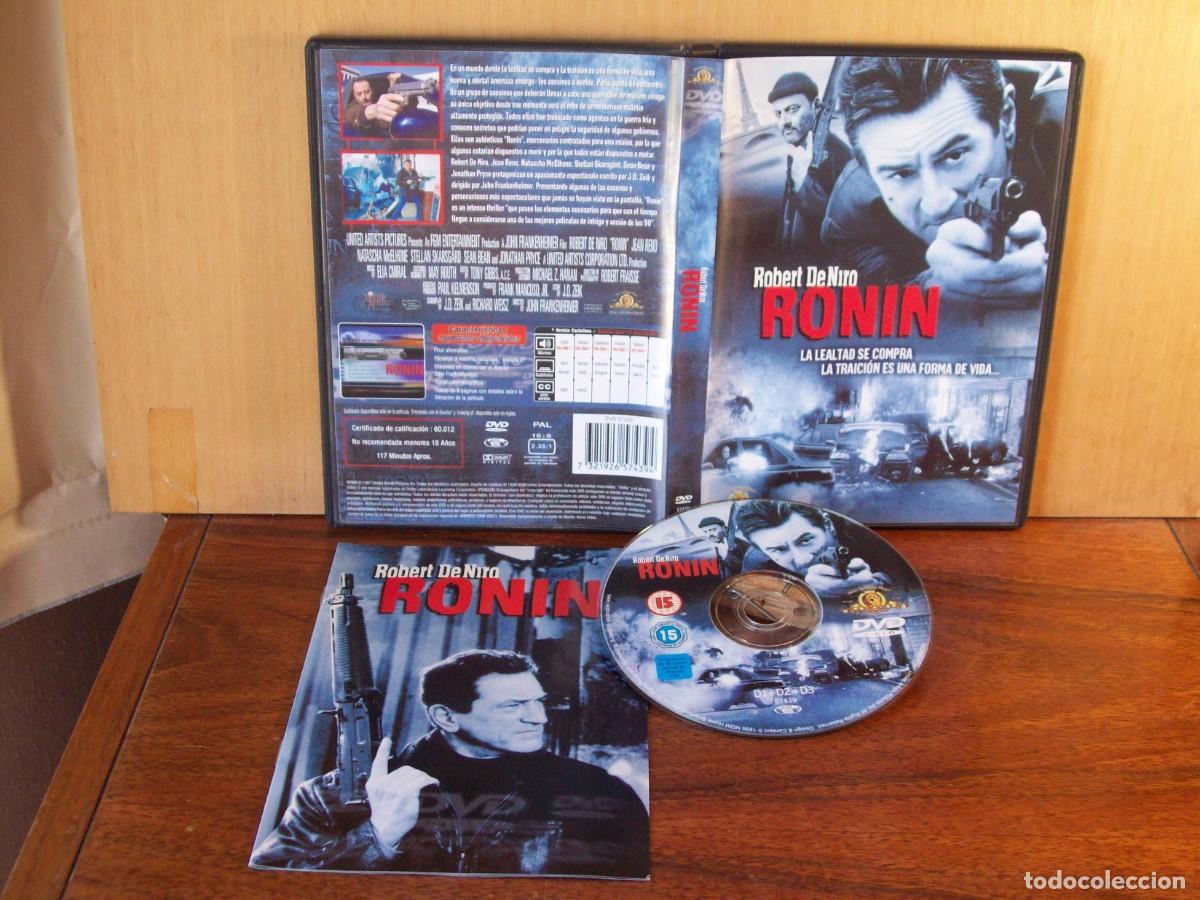 Cine: RONIN - ROBERT DE NIRO - JEAN RENO - NATASCHA McELHOME -SEAN BEAN - DVD CON LIBRETO