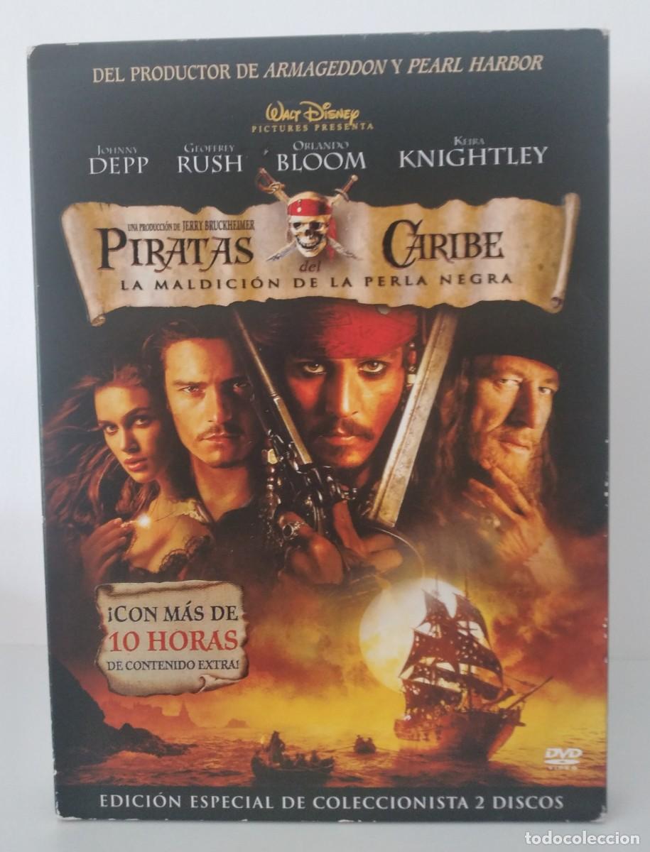 Cine: DVD: Piratas del Caribe: La maldici&oacute;n de la Perla Negra &ndash; Ed. especial coleccionista (2 discos)