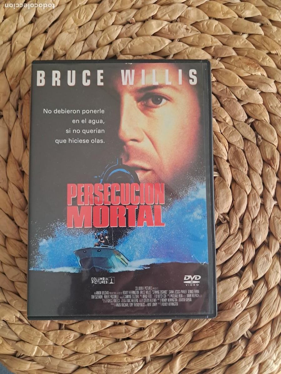 Cine: Persecuci&oacute;n mortal (Bruce Willis, DVD)