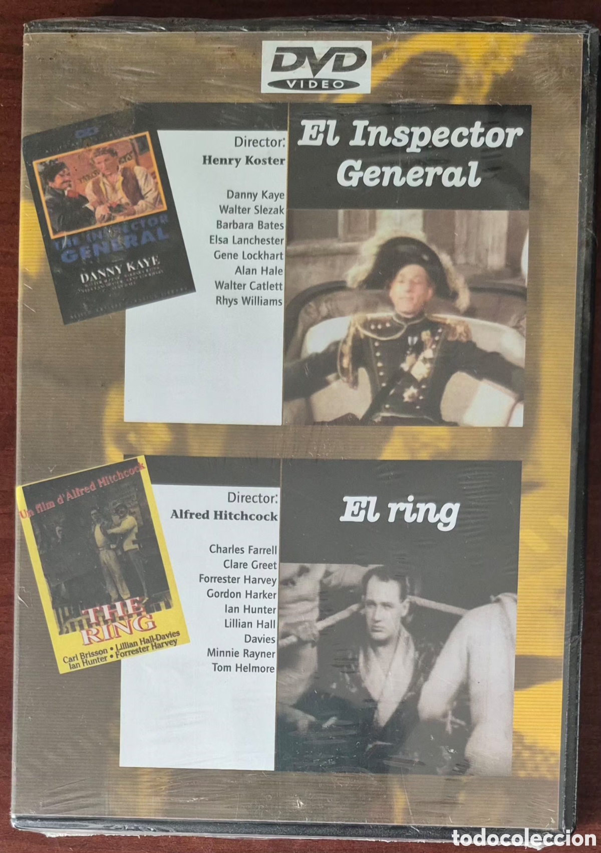 Cine: DVD - EL INSPECTOR GENERAL (DIRECCI&Oacute;N: HENRY KOSTER / EL RING (DIRECCI&Oacute;N: ALFRED HITCHCOCK)