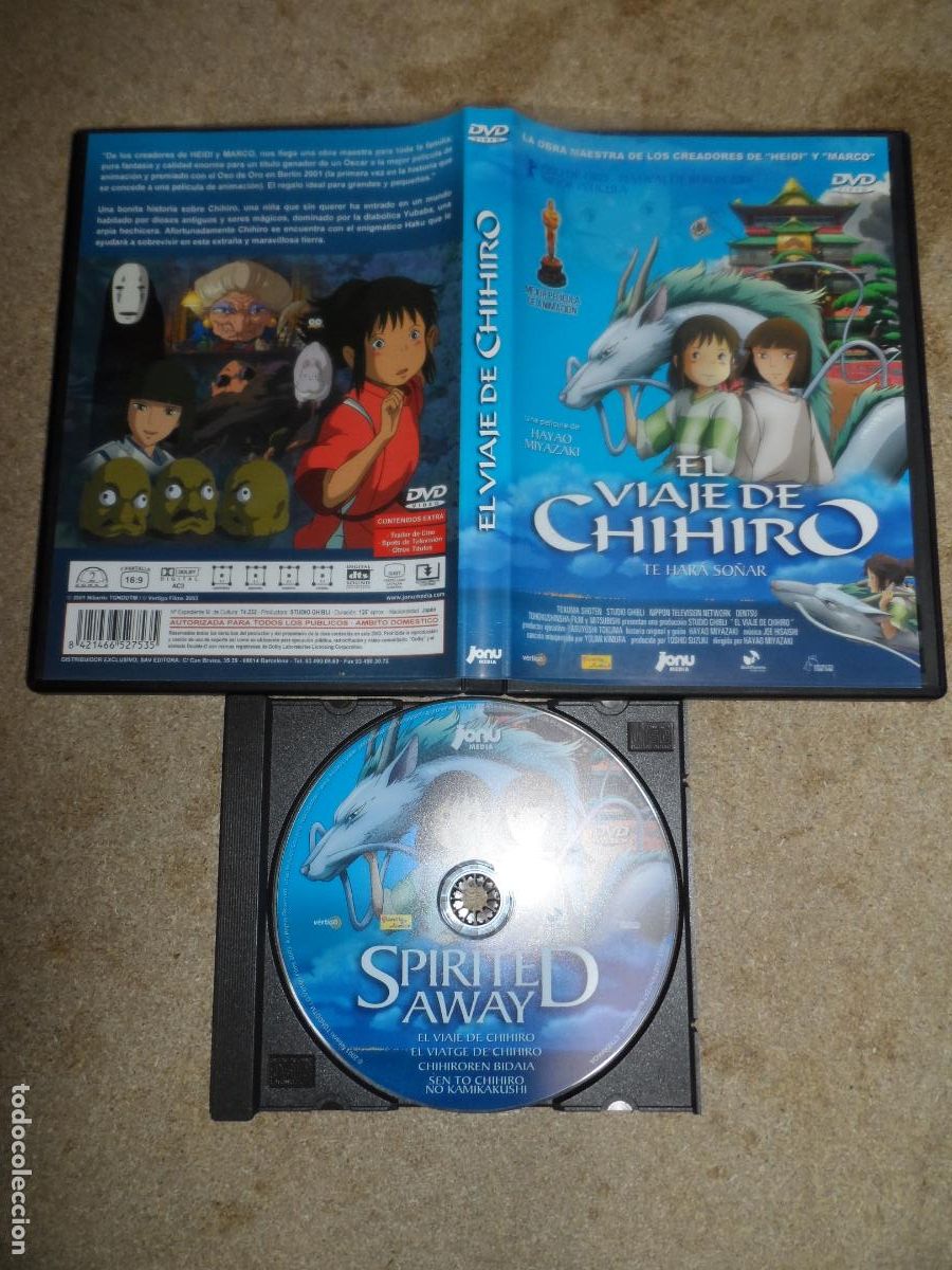 Cine: DVD - EL VIAJE DE CHIHIRO / SPIRITED AWAY (ANIME)