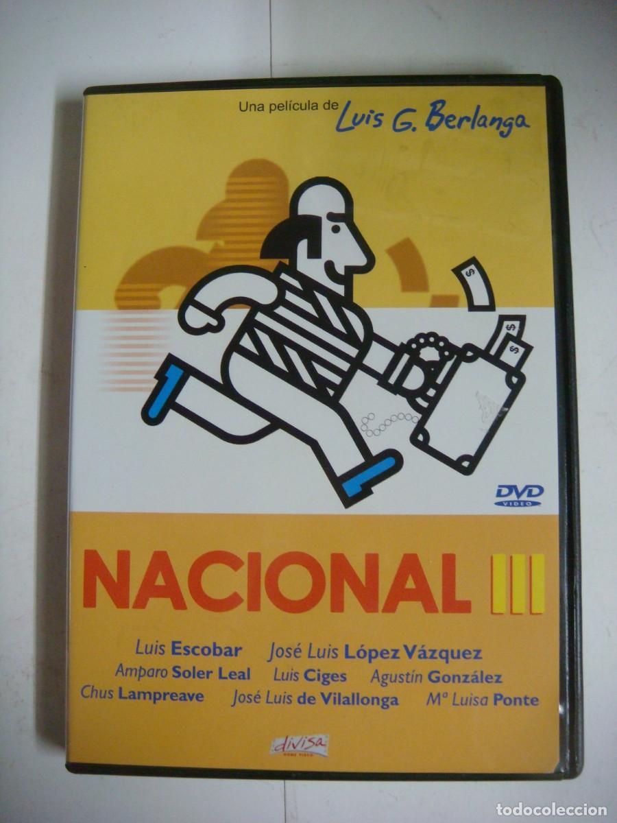 Cine: D.V.D. DE NACIONAL III- CON LUIS ESCOBAR Y JOSE LUIS LOPEZ VAZQUEZ-(&)