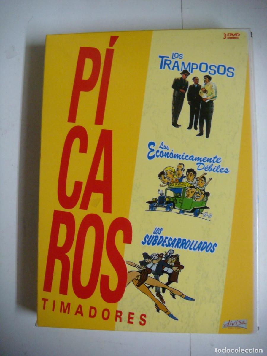 Cine: D.V.D. DE ESTUCHE DE PICAROS TIMADORES-LOS TRAMPOSOS-LOS SUBDESARROLLADOS Y LOS ECONOMOCAMENTE D-(&)