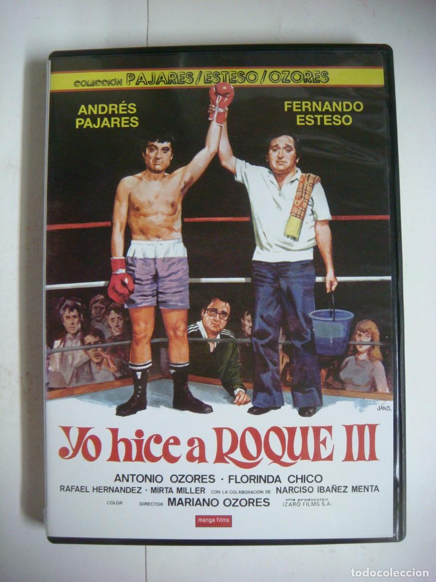 Kino: D.V.D. DE YO HICE ROQUE III CON ANDRES PAJARES Y FERNANDO ESTESO-(&)
