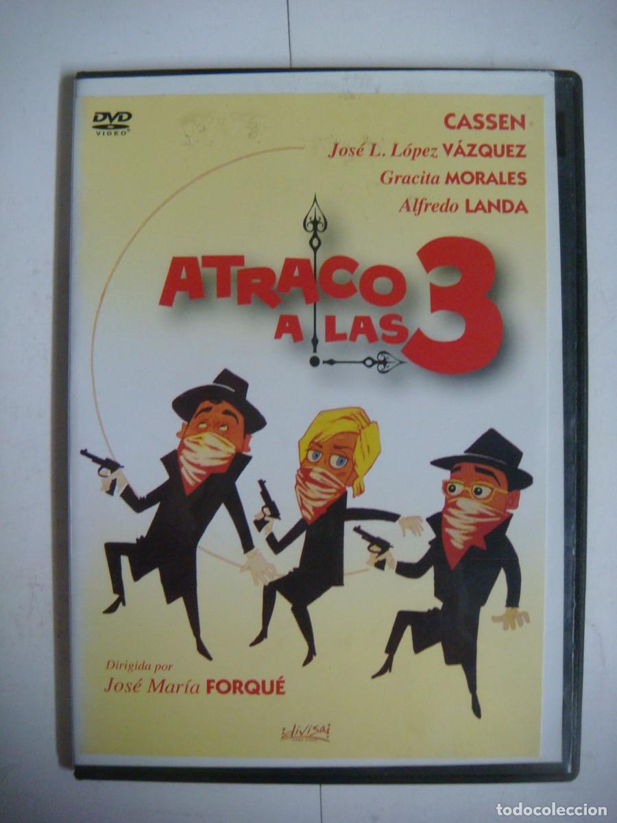 Cinema: D.V.D. DE ATRACO A LAS 3 CON CASSEN Y JOSE LUIS LOPEZ VAZQUE-(&)