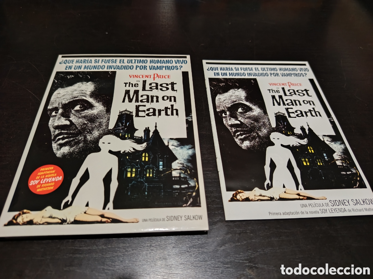 Cin&eacute;ma: Dvd. The Last Man On Earth. L&rsquo;Atelier LA n.&ordm; 034. Edici&oacute;n limitada. En formato Amaray. Joya descatal