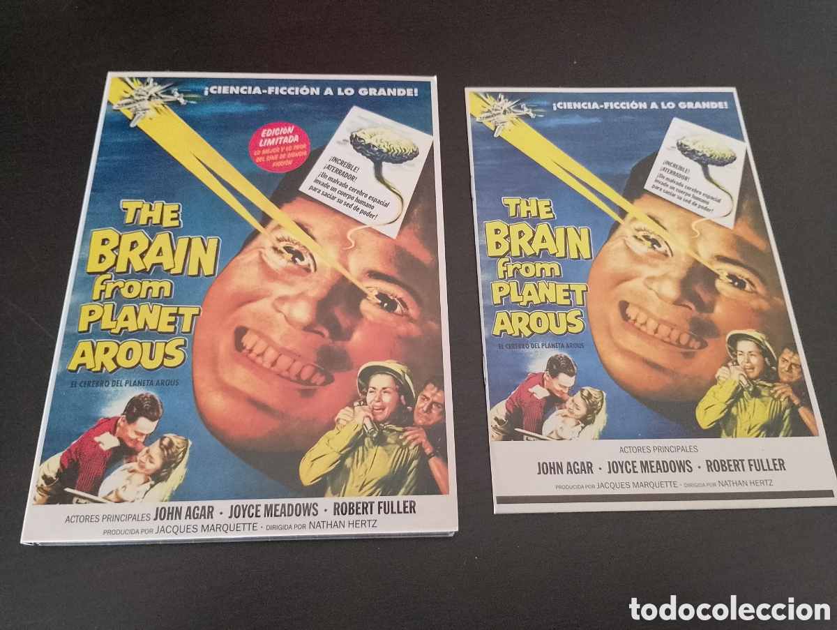 Cin&eacute;ma: Dvd. The Brain From Planet Arous. L&rsquo;Atelier LA n.&ordm; 039. Edici&oacute;n limitada. En formato Amaray. Joya de