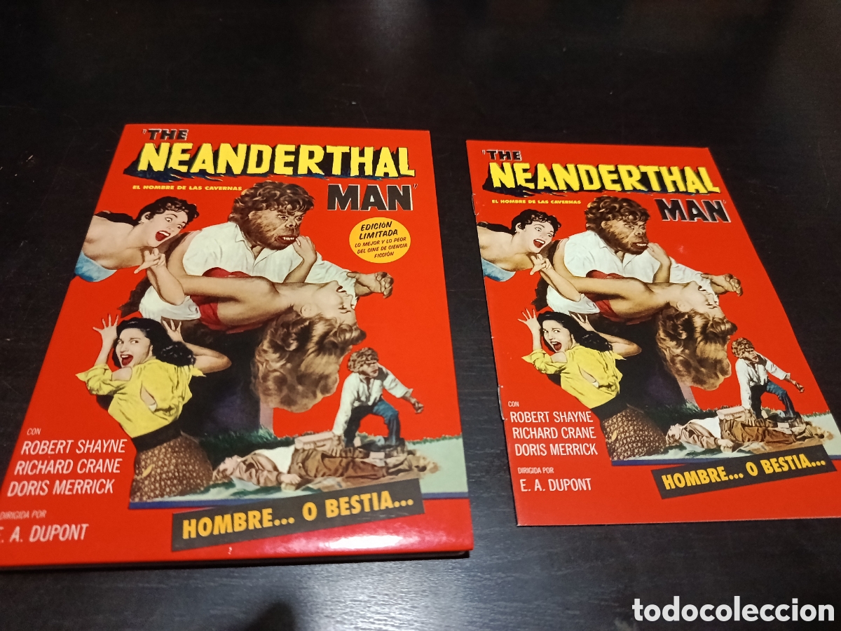 Cine: Dvd. The Neanderthal Man. L&rsquo;Atelier LA n.&ordm; 030. Edici&oacute;n limitada. En formato Amaray. Joya descatalog