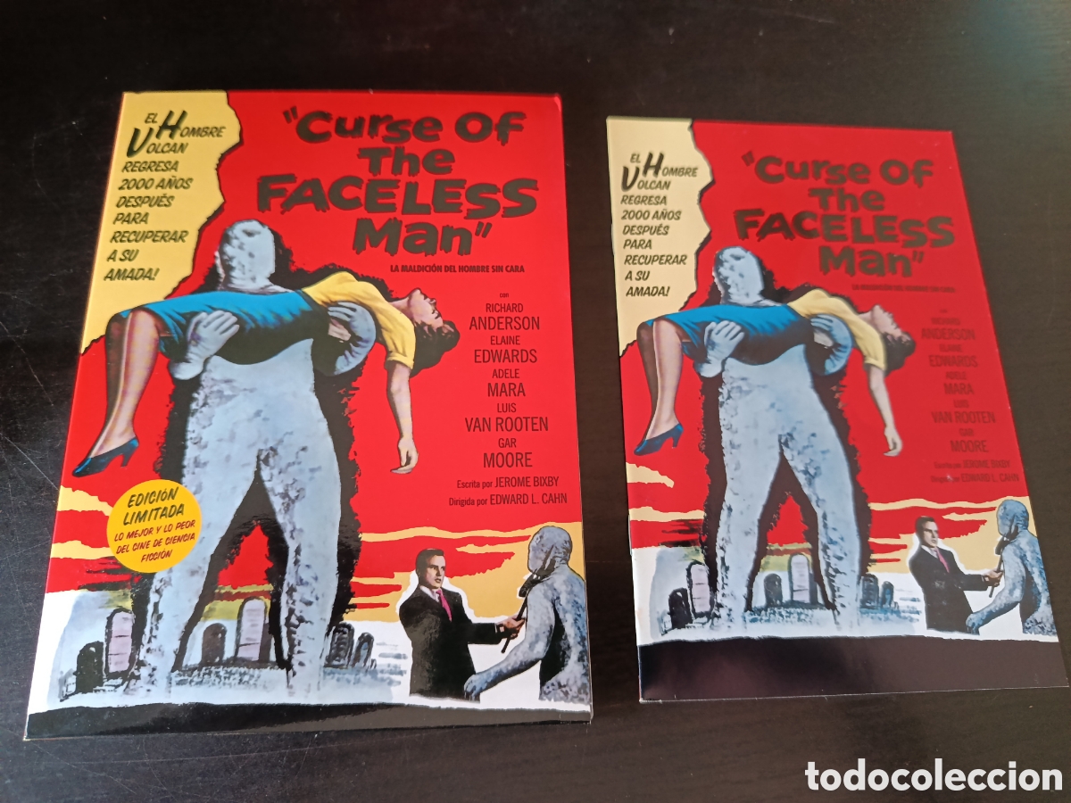 Cine: Dvd. Curse Of The Faceless Man. L&rsquo;Atelier LA n.&ordm; 045. Edici&oacute;n limitada. En formato Amaray. Joya desc