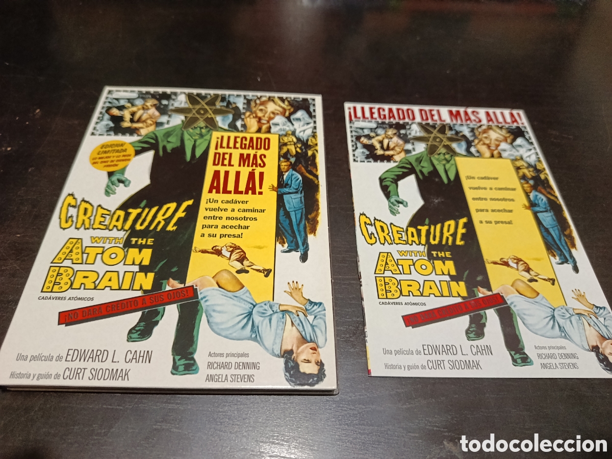 Cin&eacute;ma: Dvd. Creature With The Atom Brain. L&rsquo;Atelier LA n.&ordm; 028. Edici&oacute;n limitada. En formato Amaray. Joya d