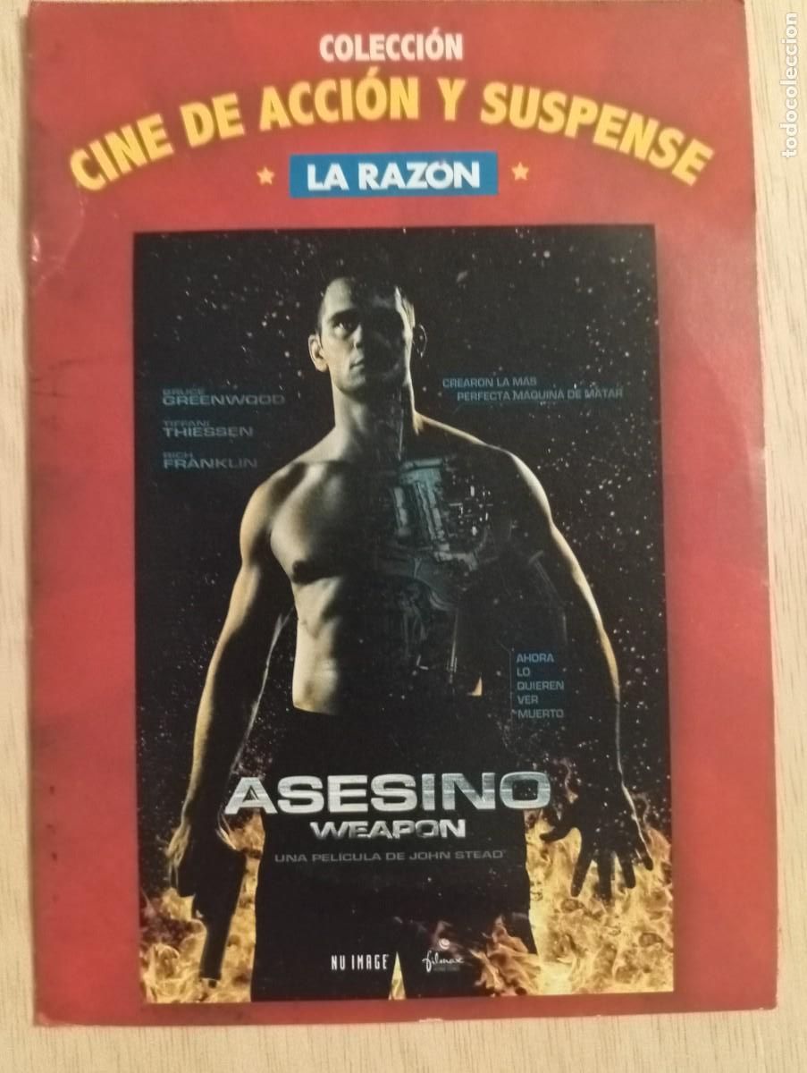 Cine: 1 DVD DE ** ASESINO. .. VEAPON ** . JOHN STEAD... niA&Ntilde;O 2009 PRECINTADO