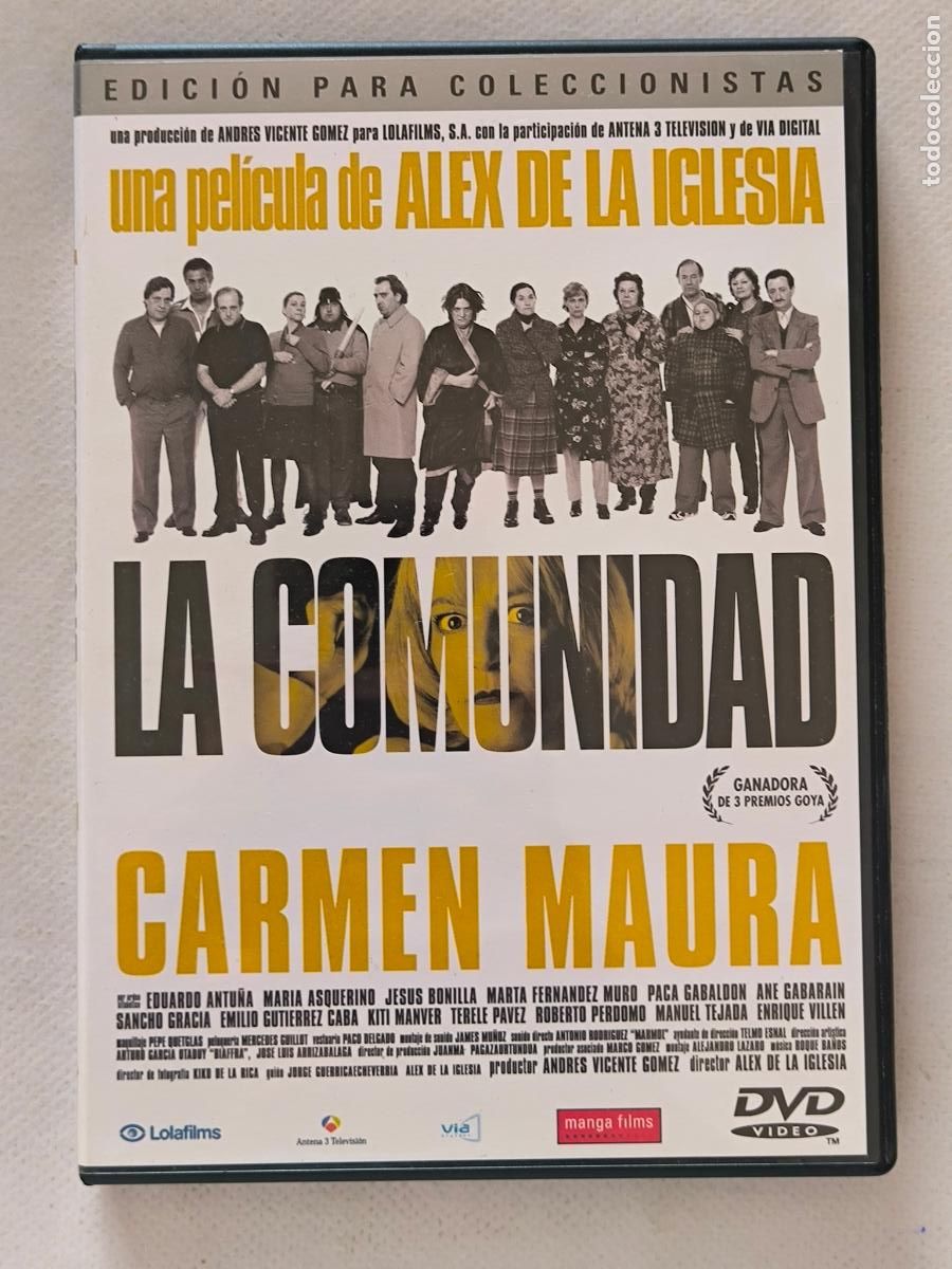 Cine: DVD LA COMUNIDAD - EDICION COLECCIONISTA 2 DISCOS - ALEX DE LA IGLESIA (165w)