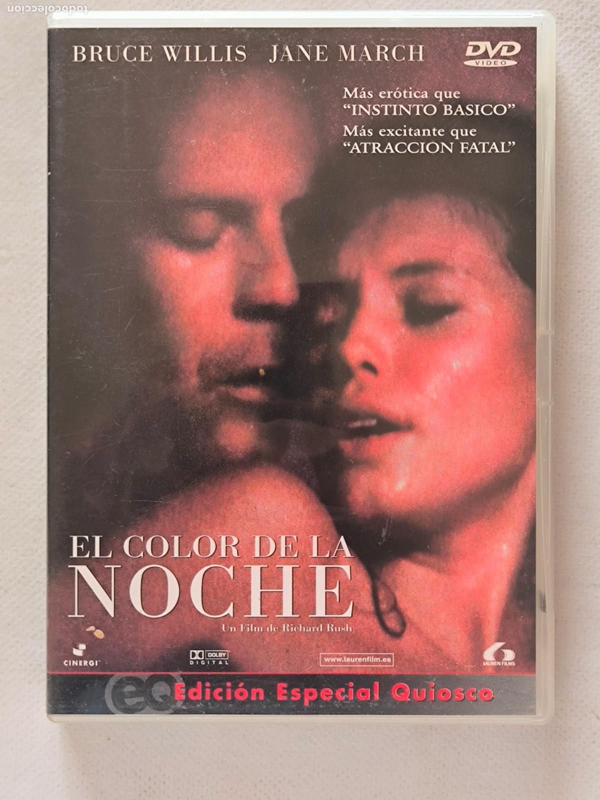 Cine: DVD EL COLOR DE LA NOCHE - BRUCE WILLIS (212)